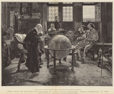 Besuch von John Milton bei Galileo in der Villa D